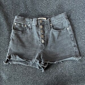 Maxwell Black Denim Shorts